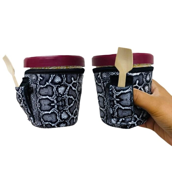 snakeskin pint size ice cream handlerdrink handlers 860517