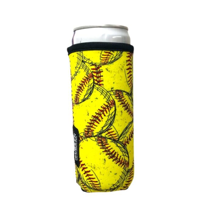 softball 12oz slim can sleevedrink handlers 518139