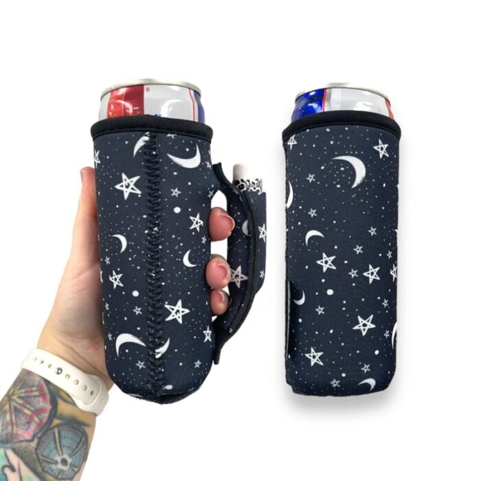 stars moons 12oz slim can handlerdrink handlers 984429