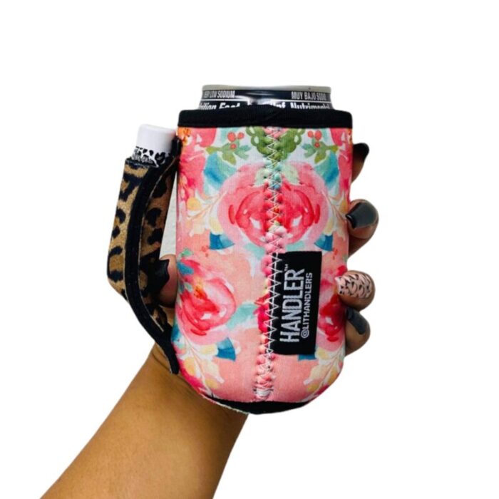 summer blooms w leopard 12oz regular can handlerdrink handlers 623028