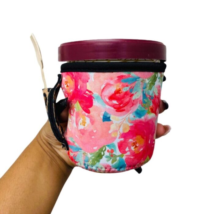 summer blooms w leopard pint size ice cream handlerdrink handlers 213128