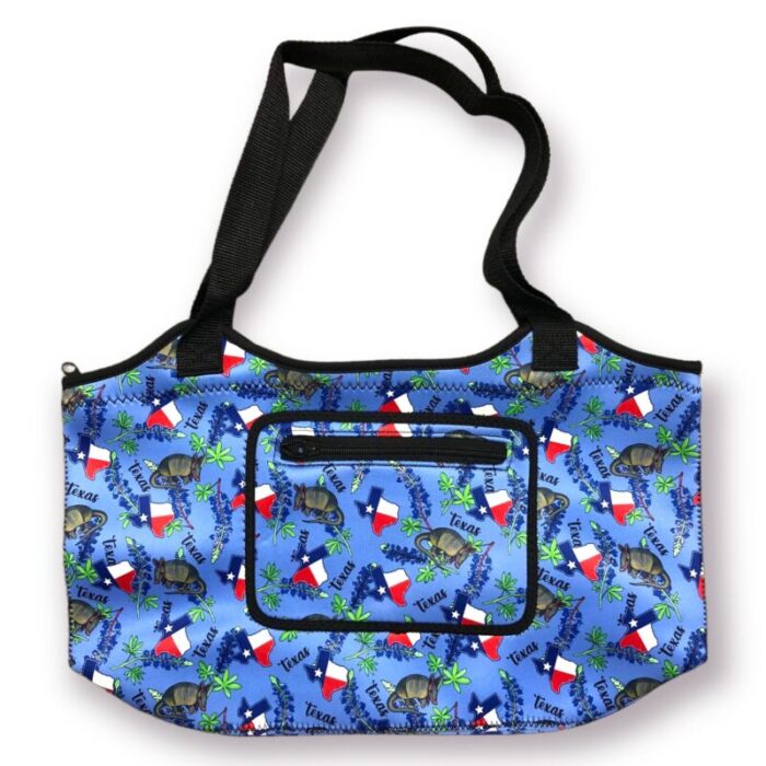 texas blue bonnets neoprene totedrink handlers 157349