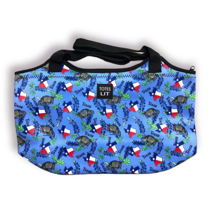 texas blue bonnets neoprene totedrink handlers 157468