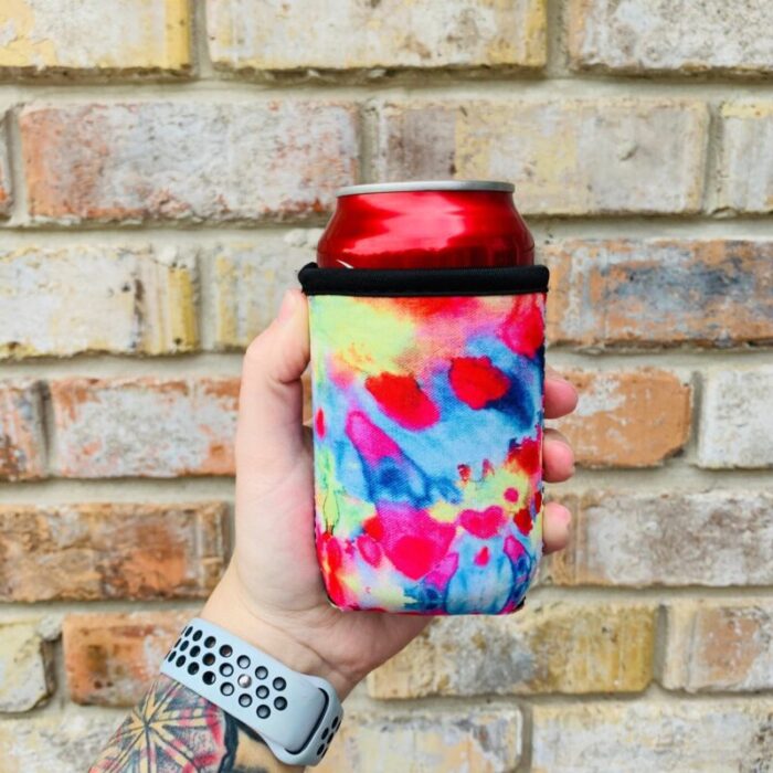 tie dye 12oz regular can sleevedrink handlers 446803