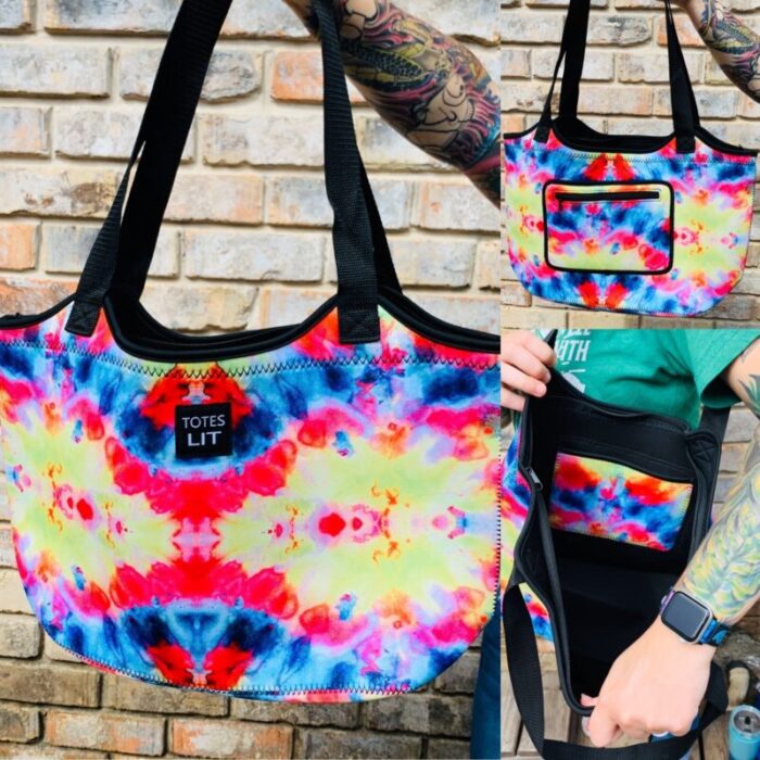 tie dye neoprene totedrink handlers 690256