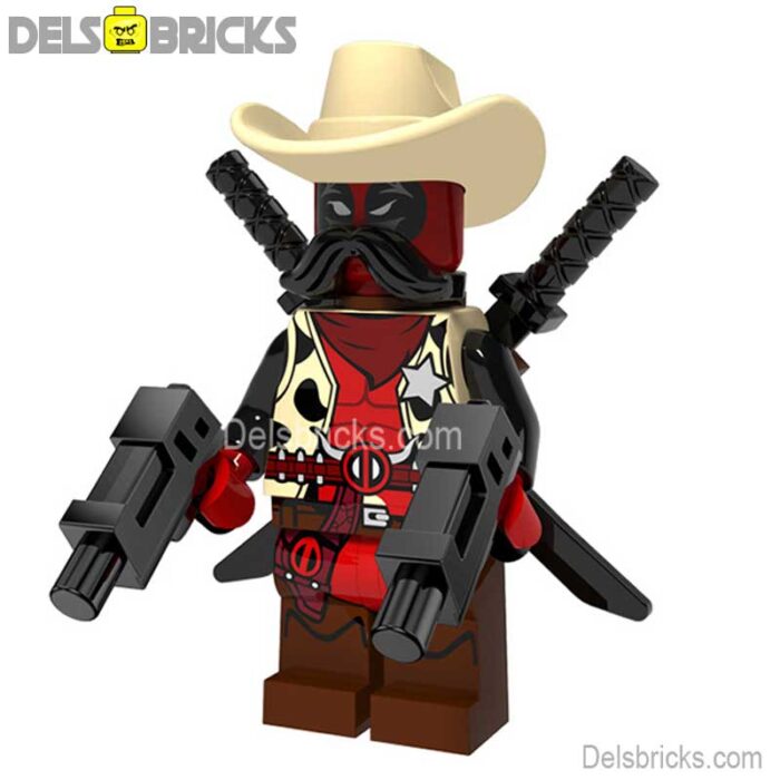 tp1409 cowboy deadpool delsbricks minifigures