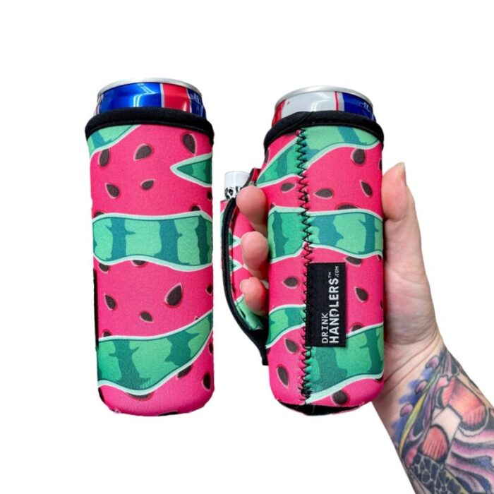 watermelon 12oz slim can handlerdrink handlers 472229