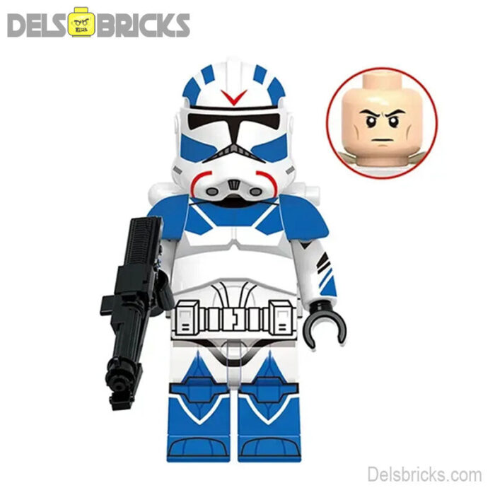 xh2022 501st jet trooper clone trooper minifigures delsbricks