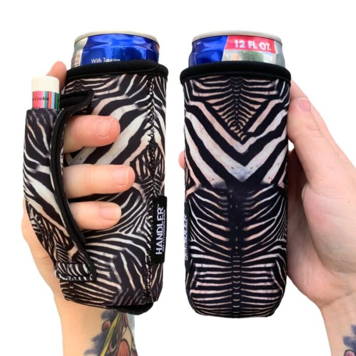 zebra 12oz slim can handlerdrink handlers 924982