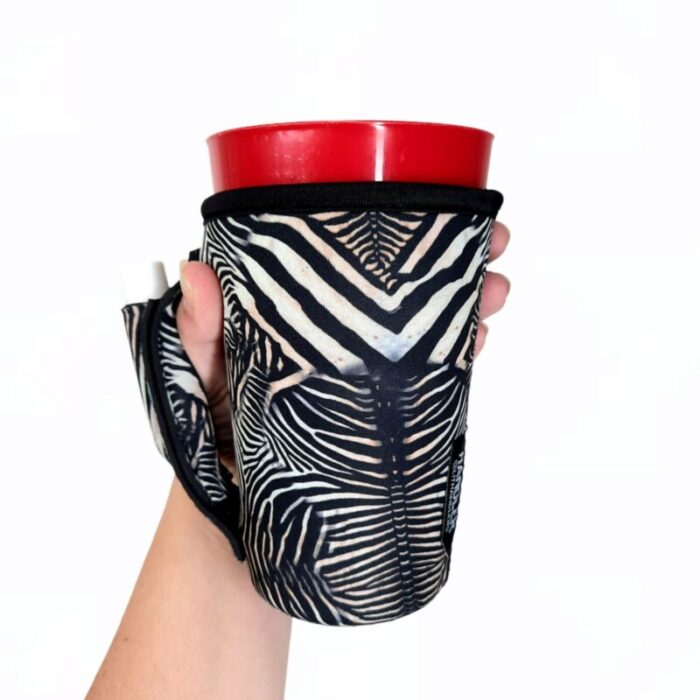 zebra 16oz pint glass tumbler tea grande coffee medium drinks handlerdrink handlers 164831