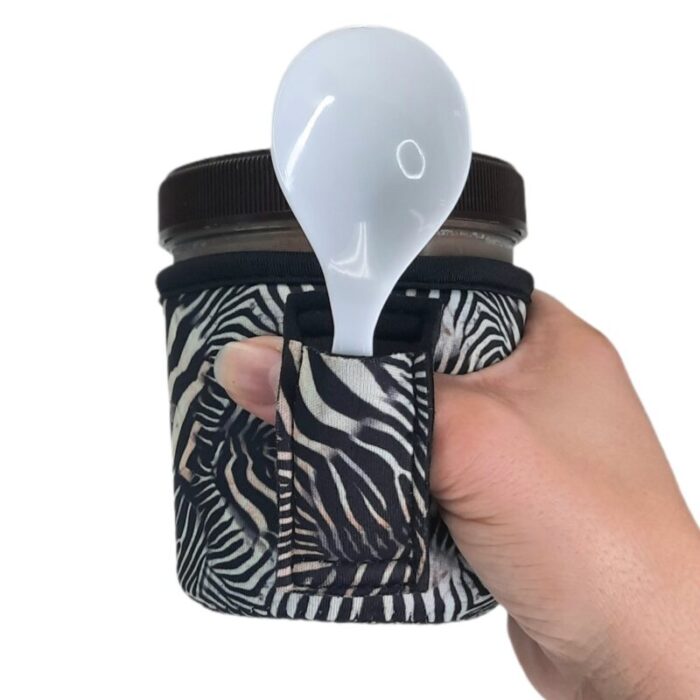 zebra pint size ice cream handlerdrink handlers 125637