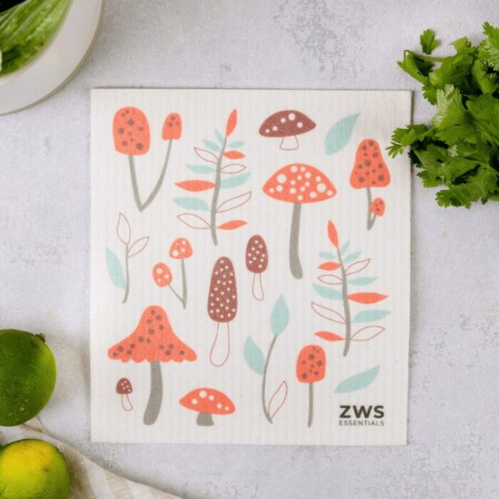 zws essentials zero waste sponge cloth swedish dish cloth paper towel replacement kitchen sponge 33450770038895